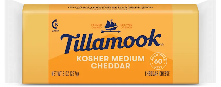 Featured image for “Tilamook – Kosher Medium Cheddar”